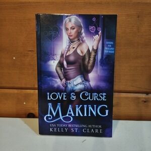 Love & Curse Making Magical Dating Agency Kelly St Clare Autographed Signed 2022